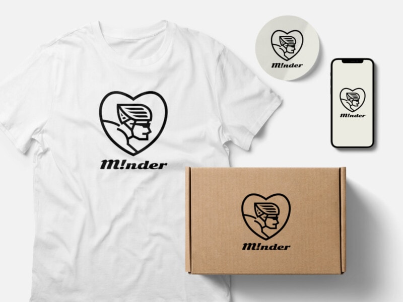M!nder - logo development sample