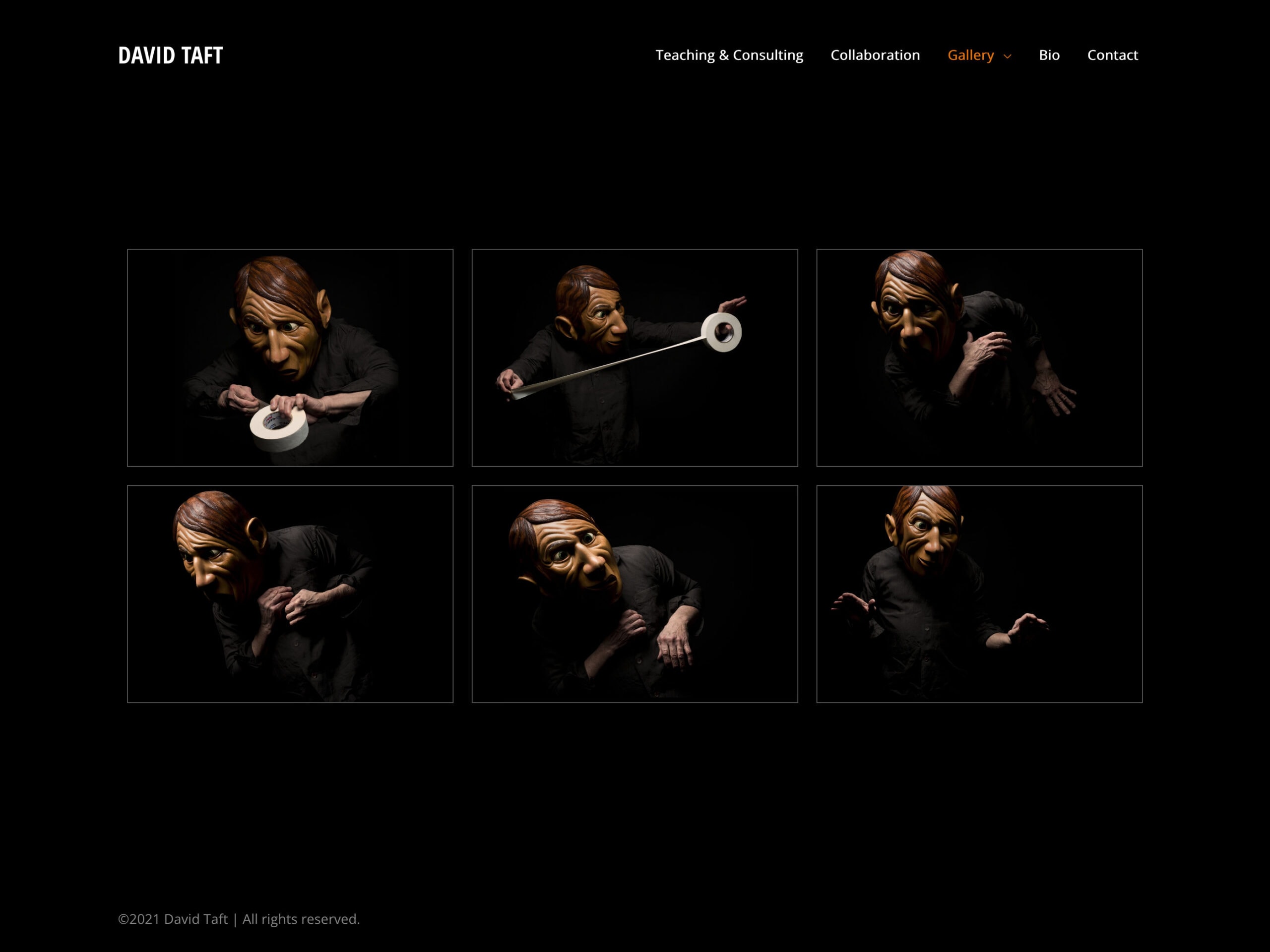 David Taft - web - gallery - mask