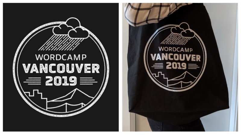 WordCamp Vancouver 2019 - tote bag